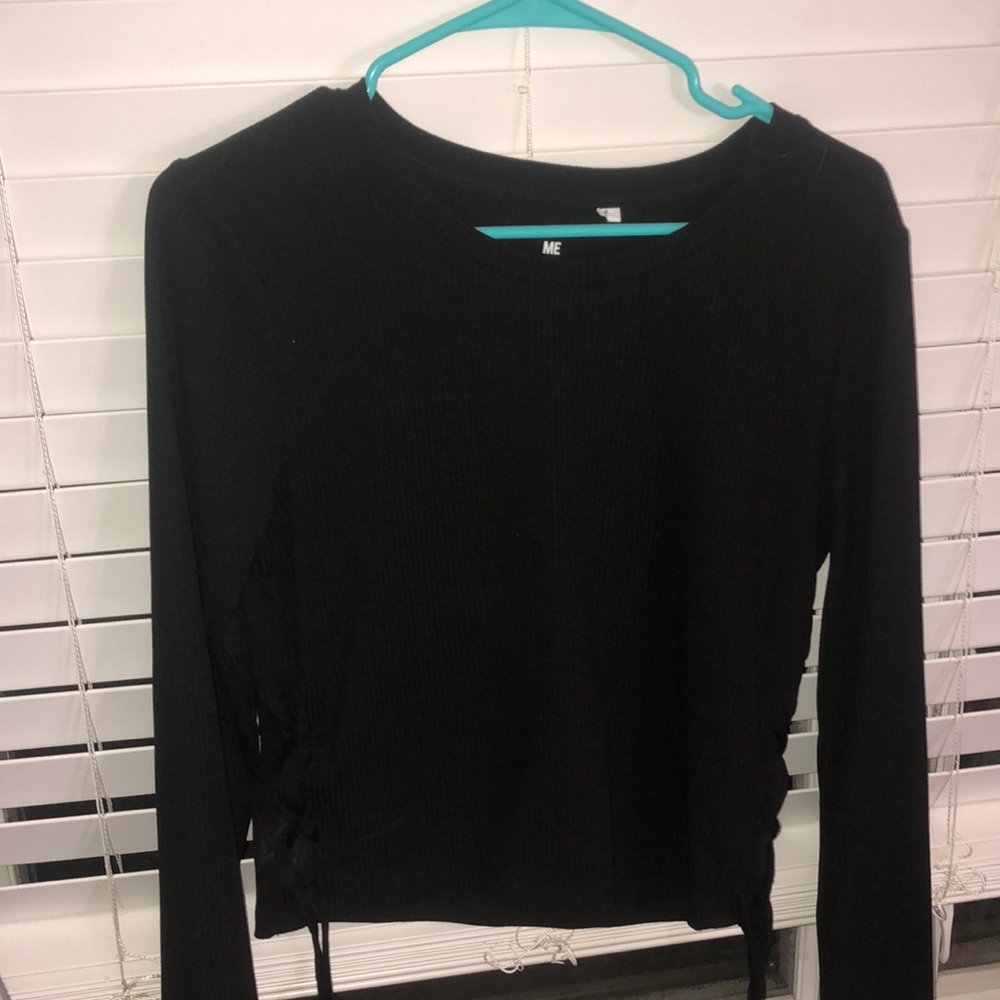 Black Long Sleeve Top
